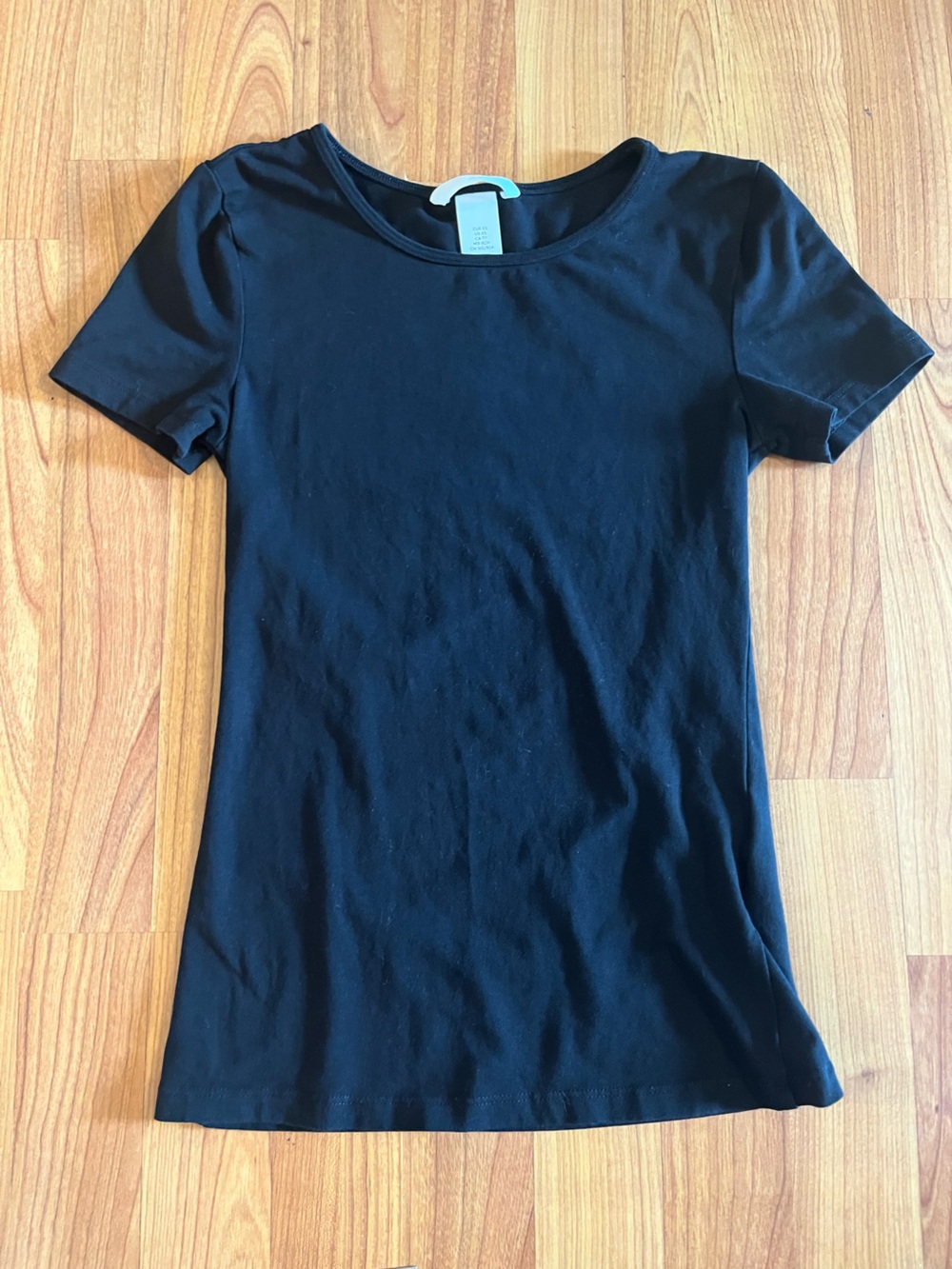 H&M Classic Black Short-Sleeve Women's Tee